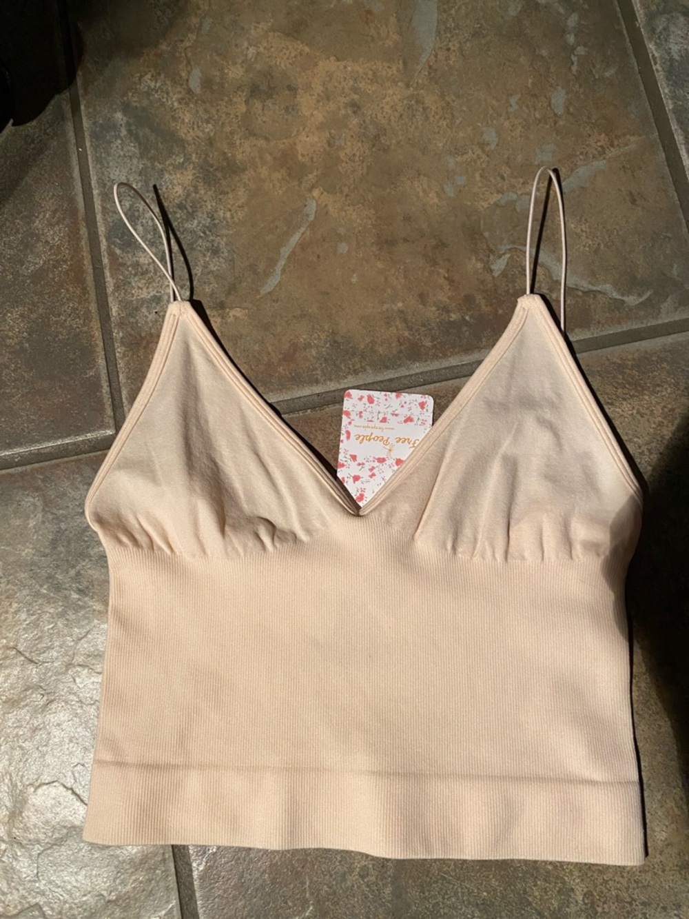 Free People Ribbed V-Neck Brami - Picture 4 of 6